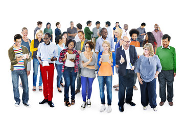 Obraz premium Community Casual People Communication Team Friendship Concept