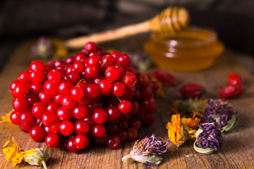 Honey and herbs