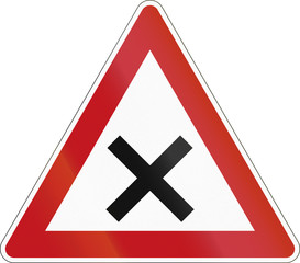 Highway Direction Sign 1938