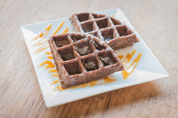 Chocolate waffle