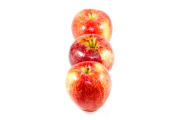 Frische rote Äpfel