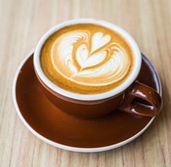 Latte coffee