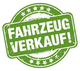 Fahrzeug Verkauf
