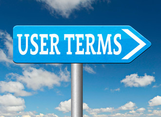 user terms