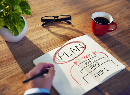 Business Plan Success Strategy Planning Working Concept