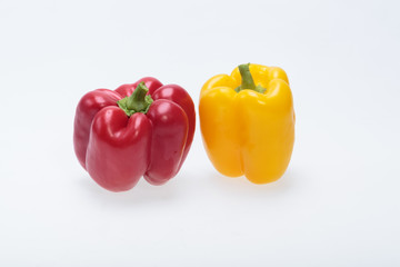 sweet pepper isolated on white background