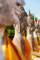 Buddhastatuen in Ayutthaya