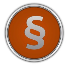 Law circular icon on white background