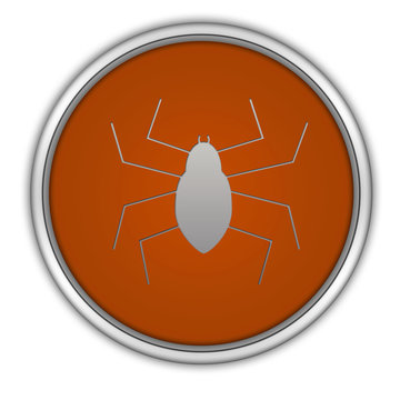 Spidercircular icon on white background