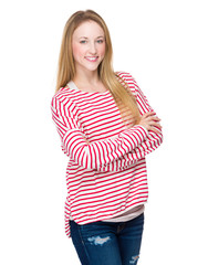 Caucasian lady portrait