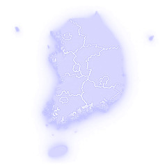 Map of South Korea