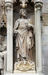 Fototapeta premium St Luke the Evangelist at St Stephens Cathedral in Vienna