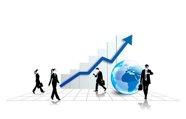 grafico economia, istogrammi, statistiche
