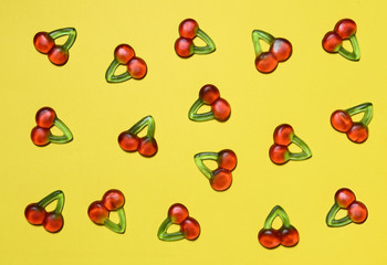 Cherry candy background