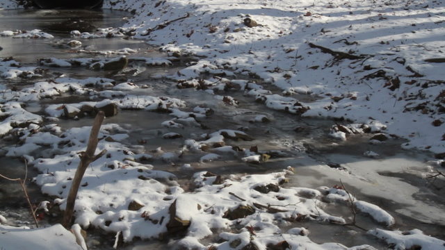 Frozen Creek with sound
