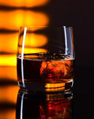 whiskey and ice