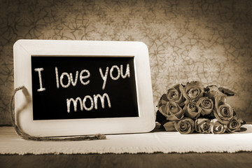 slate blackboard mother day