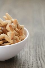 classic star cookies in white bowl