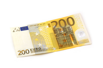 200 Euro Vorderseite - obrazy, fototapety, plakaty