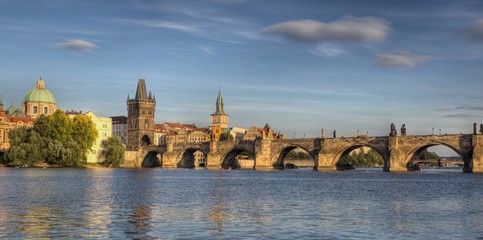 Fototapeta premium Charles Bridge in Prague, Czech Republic 