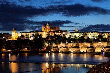 Charles Bridge in Prague, Czech Republic 