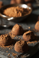 Fancy Dark Chocolate Truffles