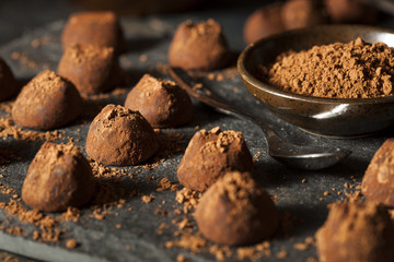 Fancy Dark Chocolate Truffles