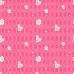 floral lacy seamless pattern