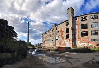 Foto op Plexiglas fabrieksruïnes © tarasylo