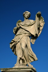 Statue on Ponte Sant'Angelo in Rome, Italy