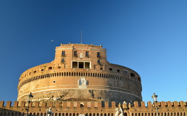 Castel Sant'Angelo in Rome, Italy.