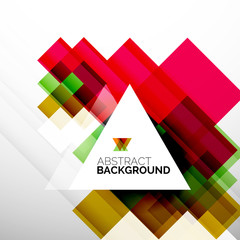 Square shape abstract layouts, business template