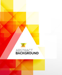 Square shape abstract layouts, business template