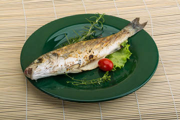Grilled seabass