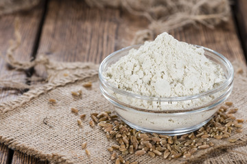 Bowl with Spelt Flour