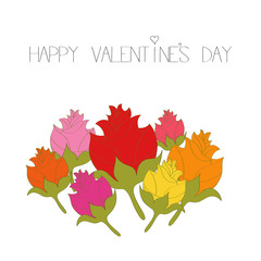 Happy valentine's day vector illustration