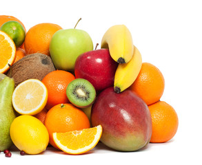 Fototapeta na wymiar Vitamin Fruits