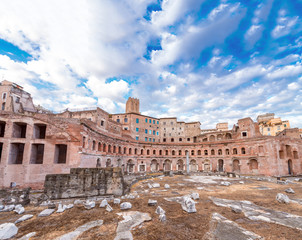 Obraz premium Trajan's Market, Imperial Forums, Rome - Italy