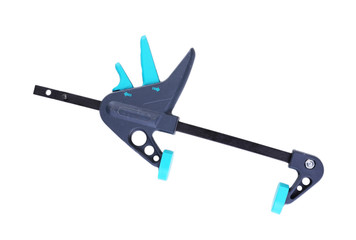 Joiner Clamp (wood tools) isolated on white