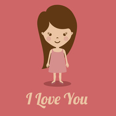 Love design, vector illustration.