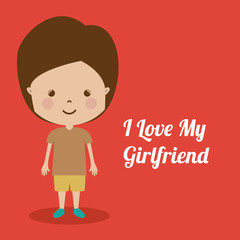 Love design, vector illustration.