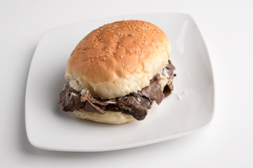 PANINO CON LA MILZA - Sandwich with spleen