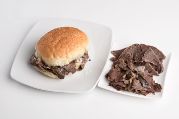 PANINO CON LA MILZA - Sandwich with spleen