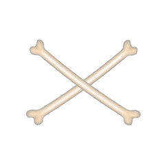 Two crossed bones