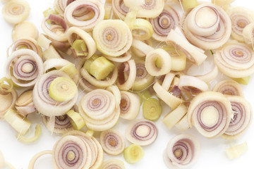 lemongrass on white background