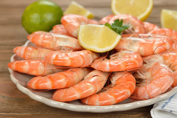Boiled shrimp