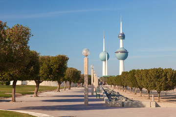 Kuwait Towers - the best known landmark of Kuwait City