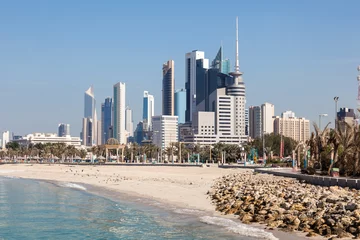 Foto auf Acrylglas Skyline of Kuwait City, Middle East © philipus