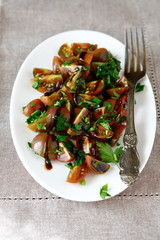 Fresh salad with vegetables