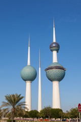 Kuwait Towers - the best known landmark of Kuwait City